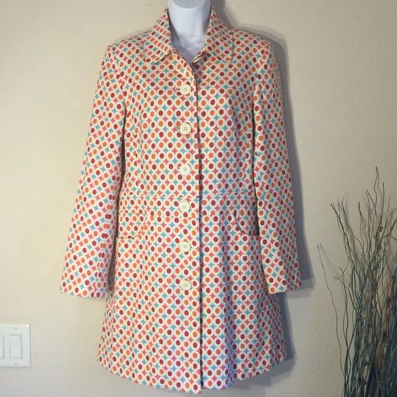 Jackets & Blazers - Red Herring London Linen Cotton Spring Coat Size 12 EU US 8